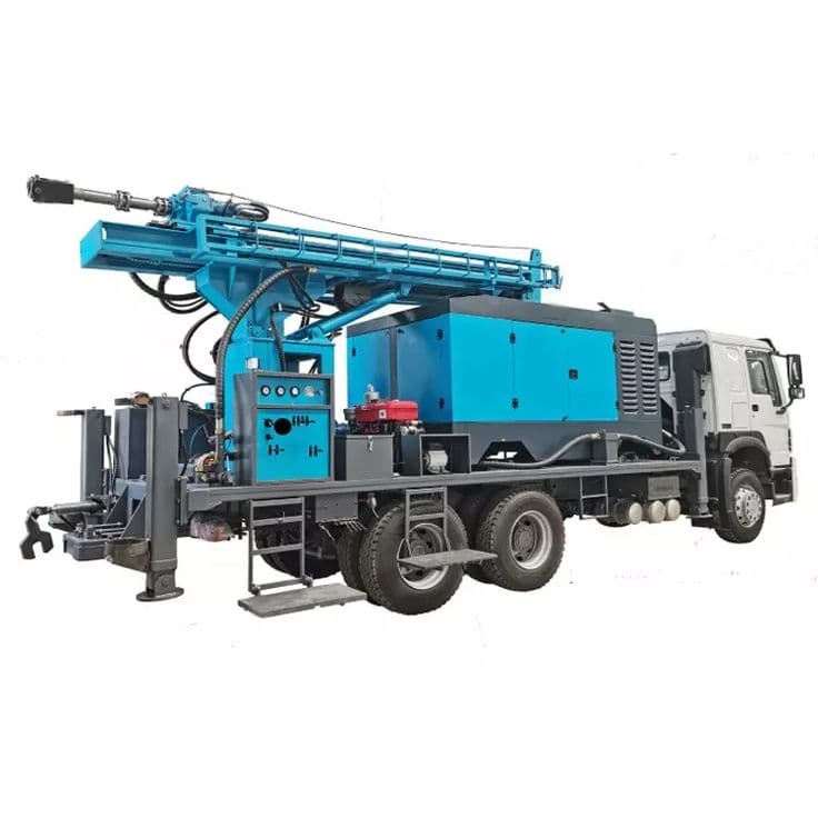 Chopstar drilling truck on site